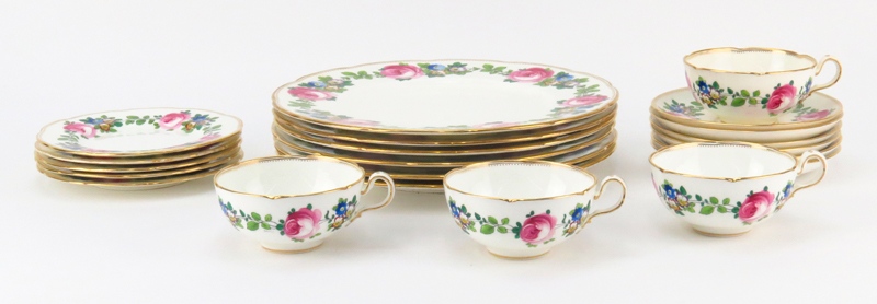 Twenty One (21) Pieces Minton Porcelain Partial Dinnerware set