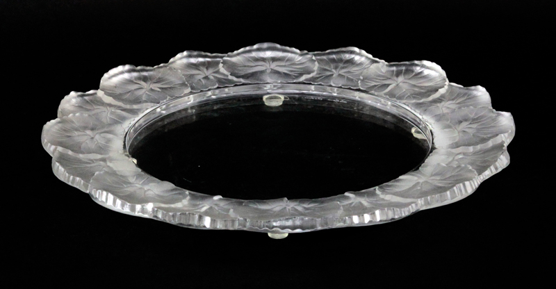 Lalique Crystal "Hornfleur" Dish