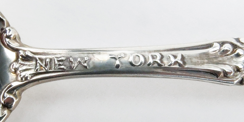 Two Tiffany & Co. Sterling Silver New York Souvenir Spoons.