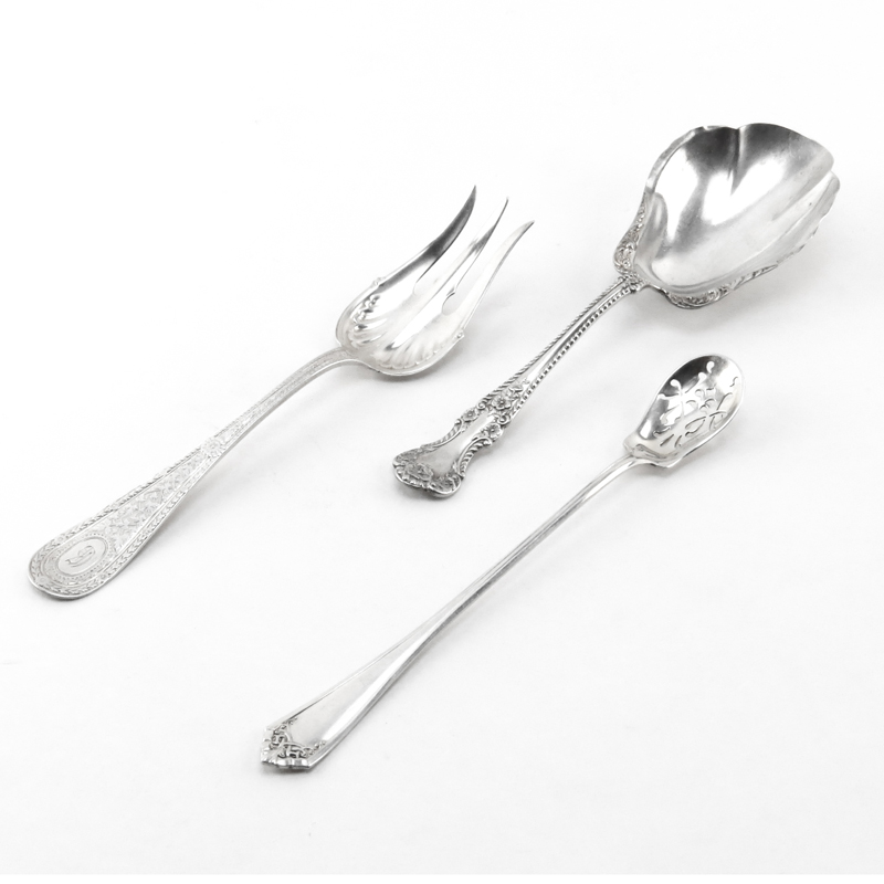 Three Sterling Silver Serving Pieces
