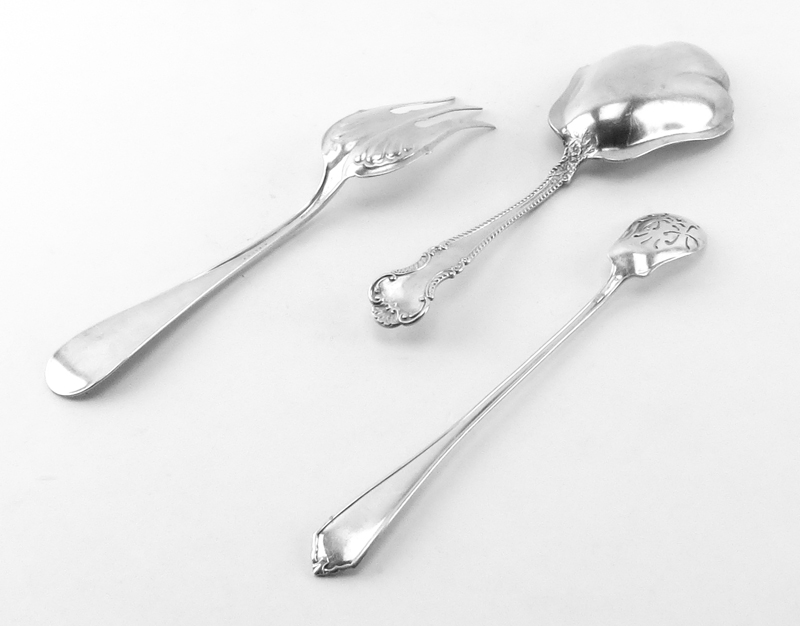 Three Sterling Silver Serving Pieces