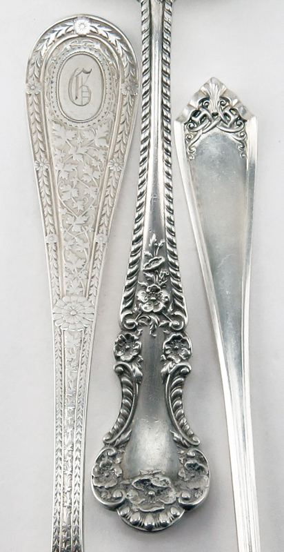 Three Sterling Silver Serving Pieces