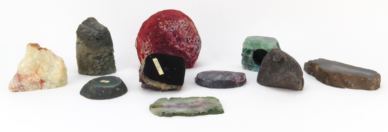 Grouping of Ten (10) Associated Geodes