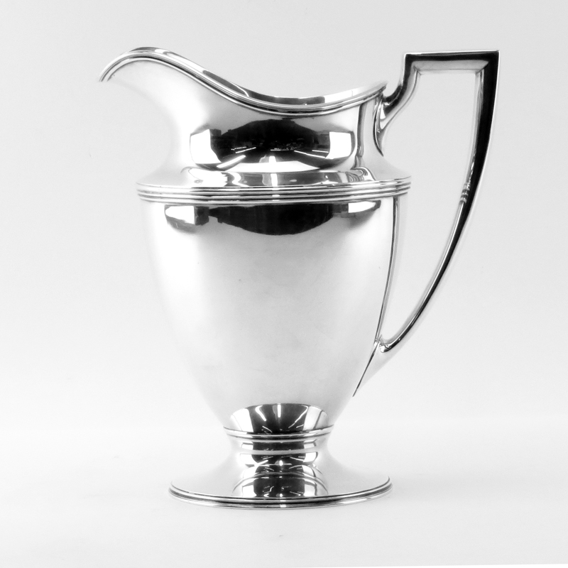 Tiffany & Co. Sterling Silver "Hamilton" Water Pitcher. 