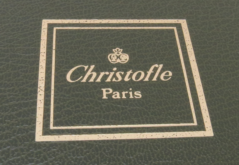 Hundred Fifty-Seven (157) Piece Christofle Paris "Marly" Silver Plated Flatware in Original Chest