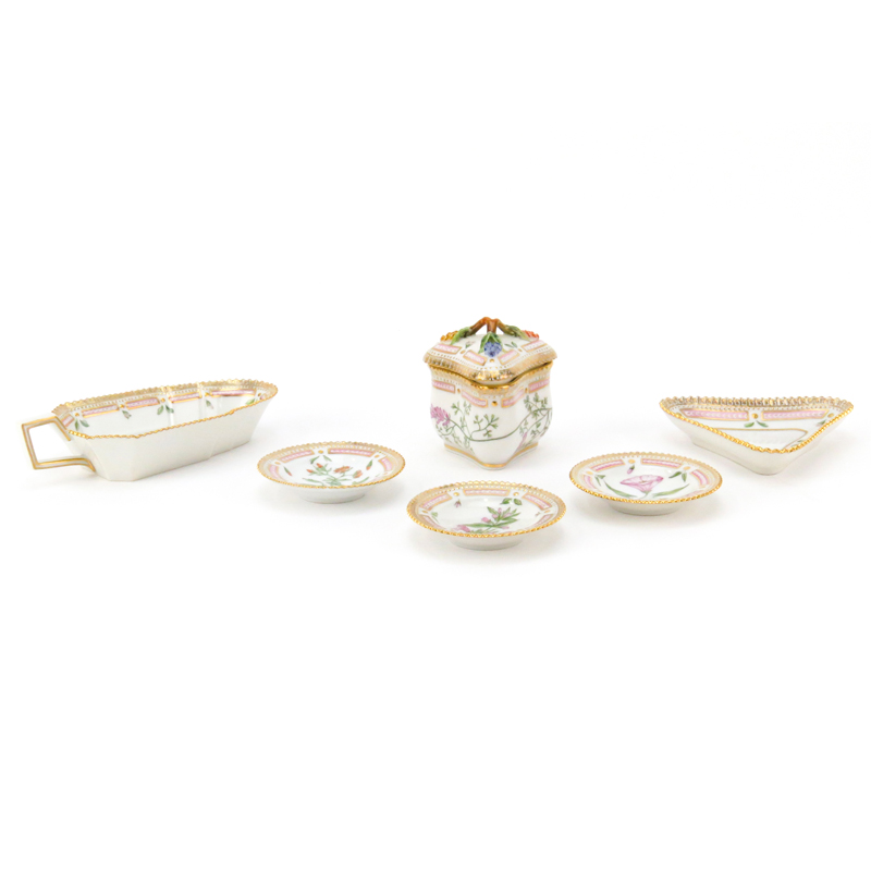 Royal Copenhagen Flora Danica Porcelain Miniatures