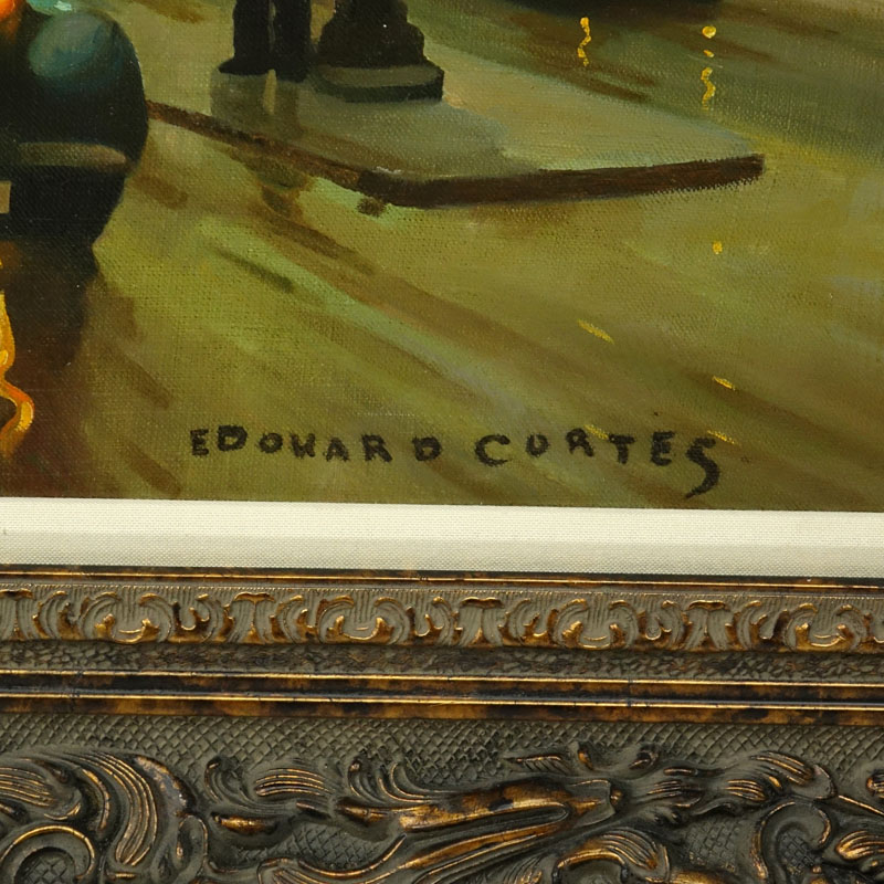 After: Edouard LÇon Cortäs, French (1882-1969) Oil on Canvas, Champs-êlysÇes, Paris