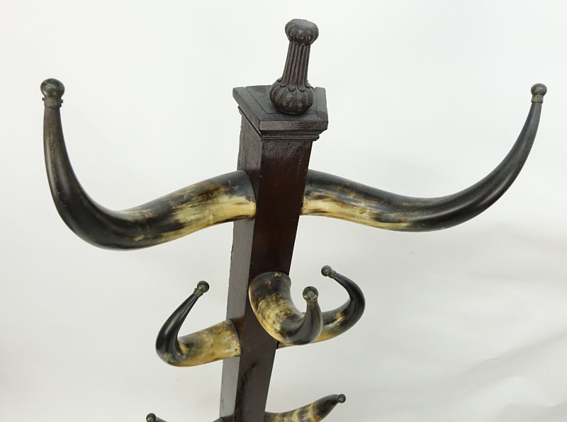 Early 20th Century Bull Horn Hat/Coat Stand