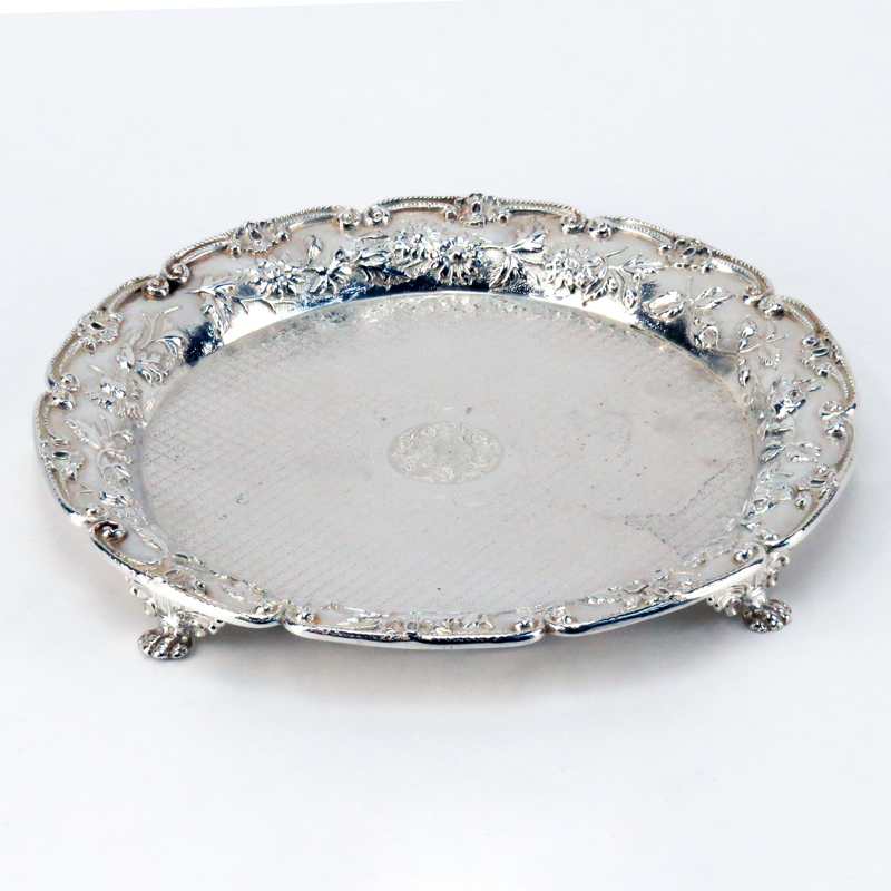 Vintage S. Kirk & Son Sterling Silver Salver.