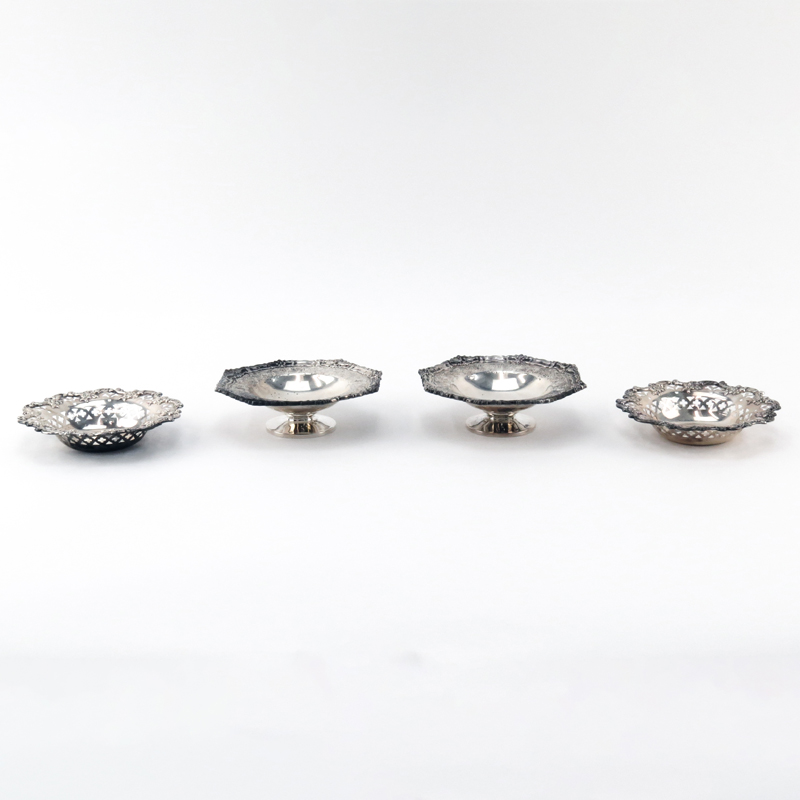 Group of Four (4) Sterling Silver Miniature Bowls
