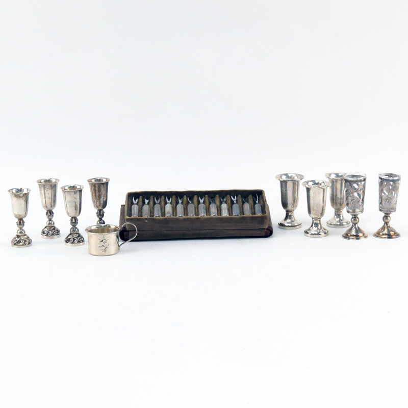 Collection of Sterling Silver Tabletop Items