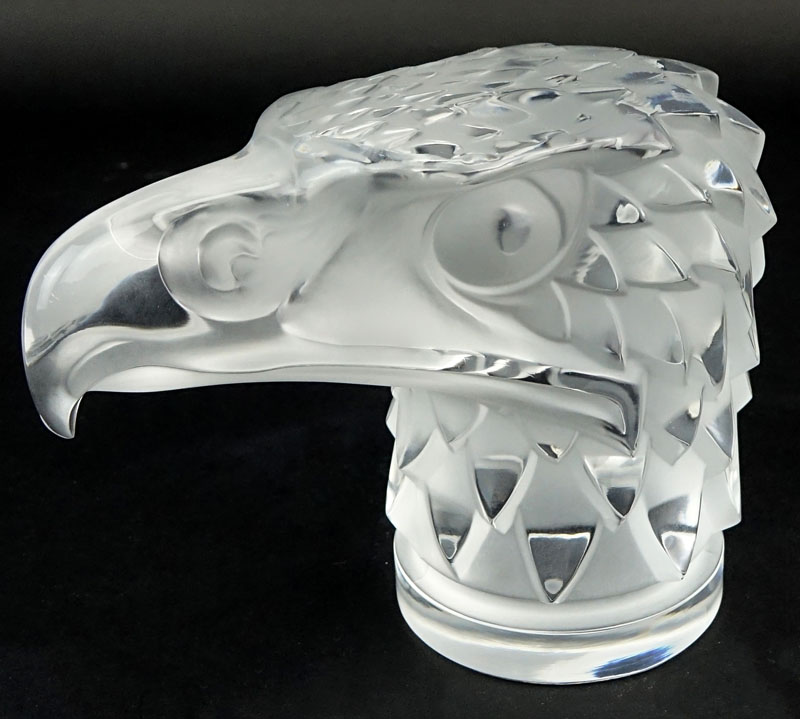 Lalique "Tete D'aigle" Crystal Figurine/ Paperweight