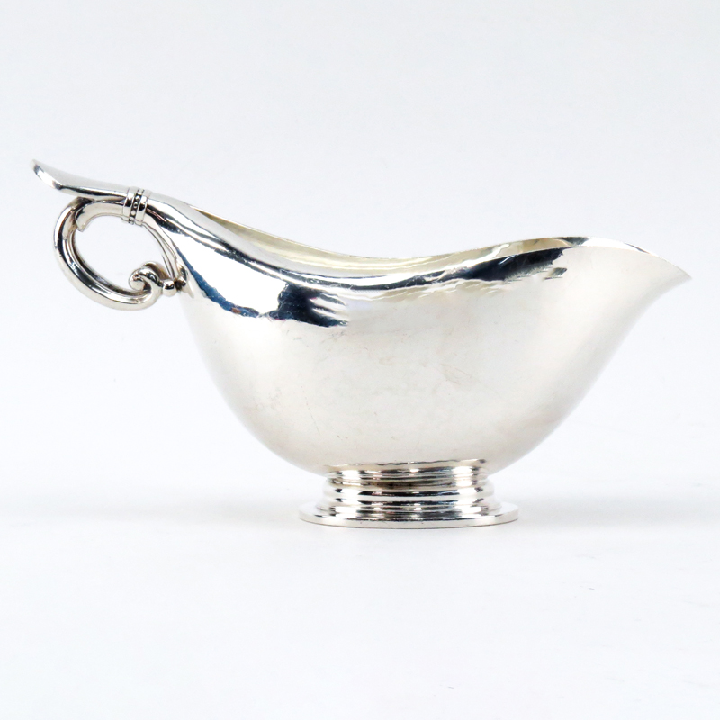 Georg Jensen Sterling Silver Sauce Boat Designed by Johan Rohde