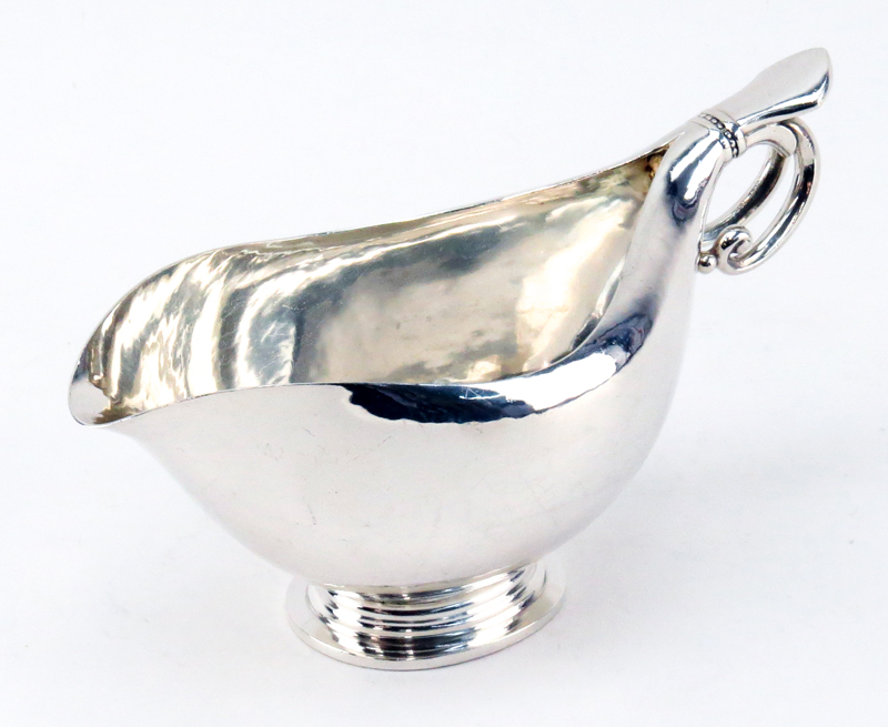 Georg Jensen Sterling Silver Sauce Boat Designed by Johan Rohde