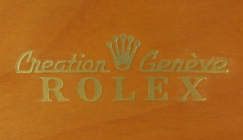 Vintage Rolex Wood Lined Watch Box