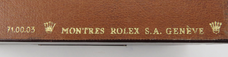 Vintage Rolex Wood Lined Watch Box