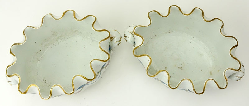 Pair of 18/19th Century French Porcelain Monteiths