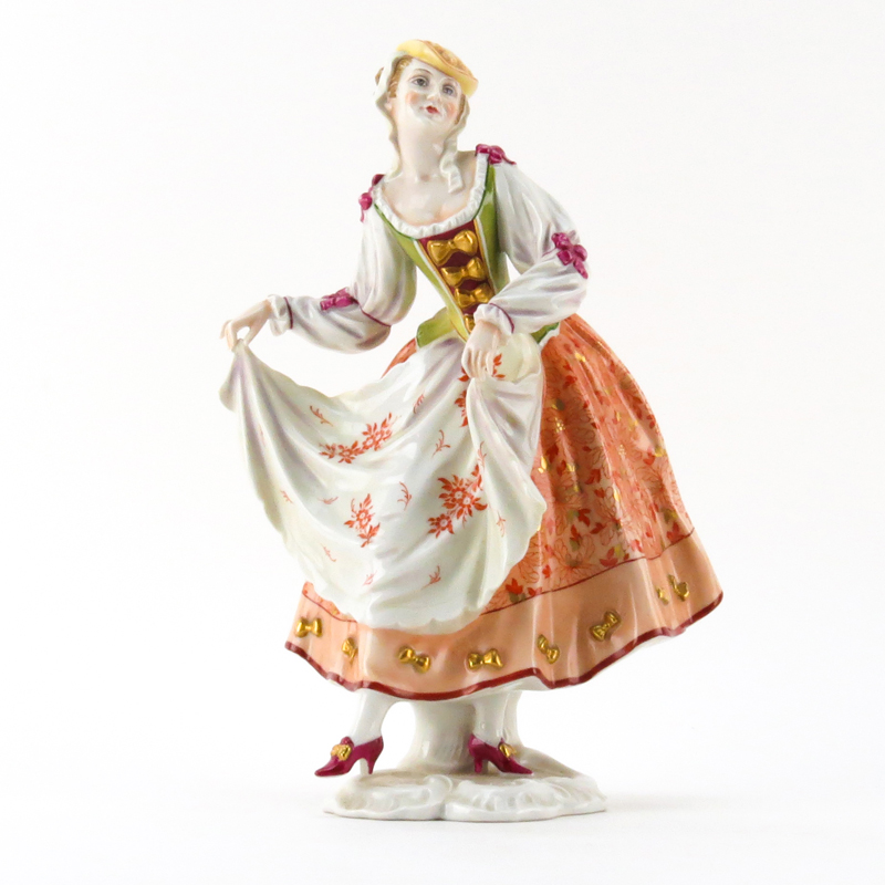 Rosenthal Porcelain Figurine "Costumed Lady" Signed