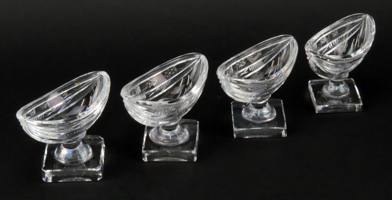 Grouping of Eight (8) Crystal Tabletop Items