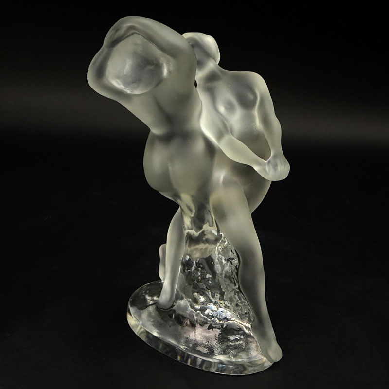 Lalique Crystal "Deux Danseurs" Figurine