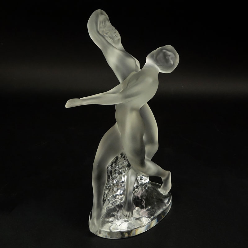 Lalique Crystal "Deux Danseurs" Figurine