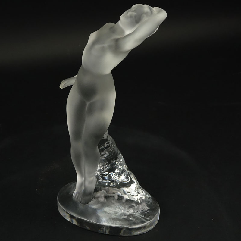 Lalique Crystal "Danseuse Bras Baisse" Figurine