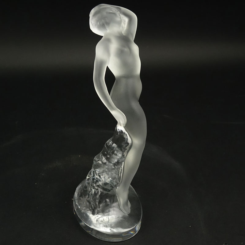 Lalique Crystal "Danseuse Bras Baisse" Figurine