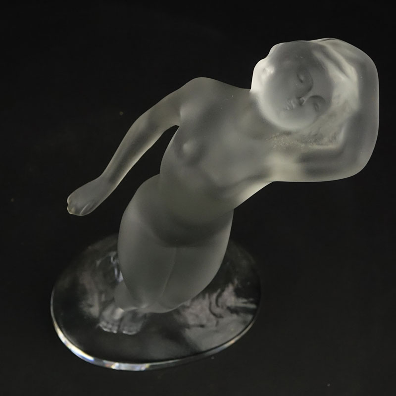 Lalique Crystal "Danseuse Bras Baisse" Figurine