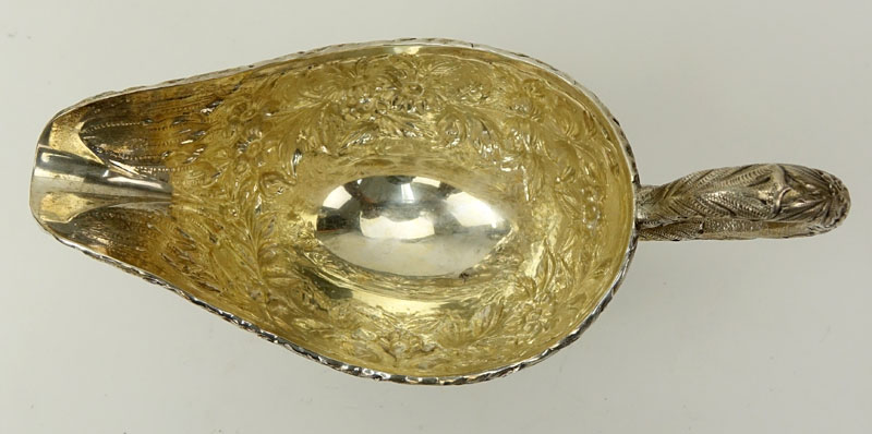 S. Kirk & Son Sterling Silver Repousse Sauce Boat.