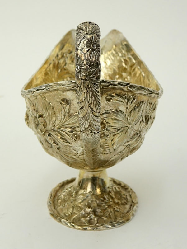 S. Kirk & Son Sterling Silver Repousse Sauce Boat.