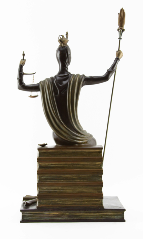 Erte Bronze Sculpture "Justice"