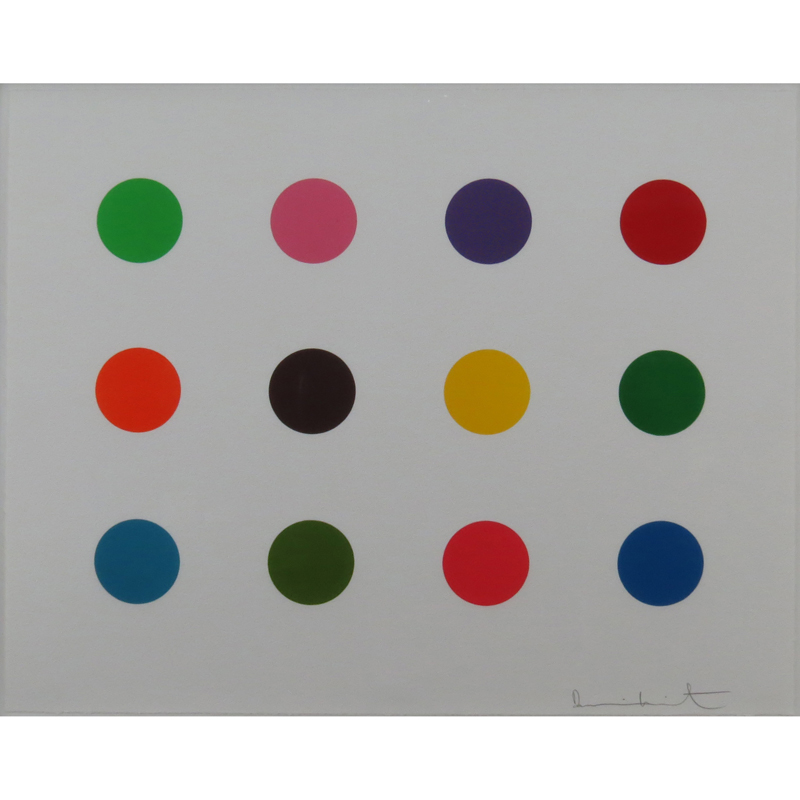 Damien Hirst, British (born 1965) Woodblock print on paper "Perillartine, 2012"