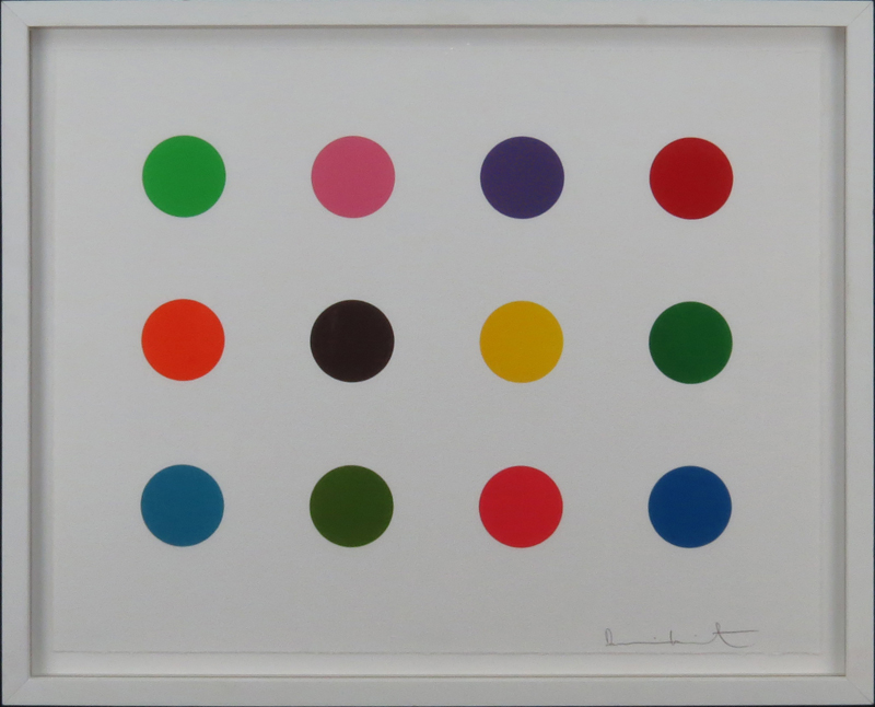 Damien Hirst, British (born 1965) Woodblock print on paper "Perillartine, 2012"