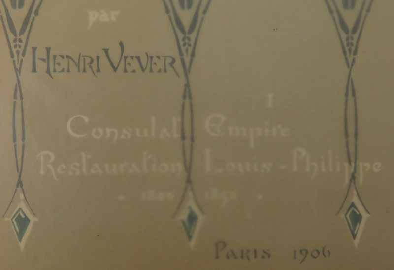 Henri Vever, French (1854-1942), La Bijouterie Française au XIXe siècle (1800-1900)