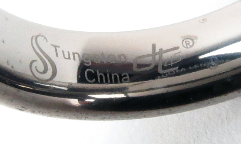 Lot of Nine (9) Men's Titanium Wedding Bands