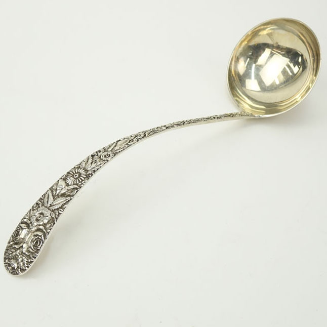 S. Kirk & Son Sterling Silver Repousse Ladle.