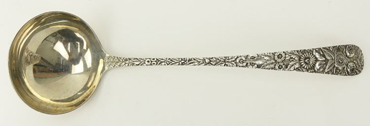 S. Kirk & Son Sterling Silver Repousse Ladle.