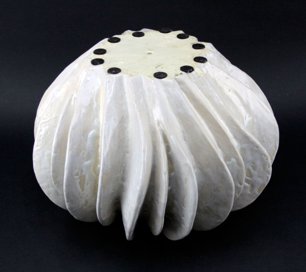 Contemporary Modern Gourd Shaped Glazed Studio Pottery