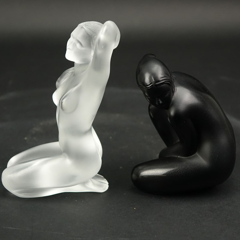 Two (2) Lalique Crystal Figurines