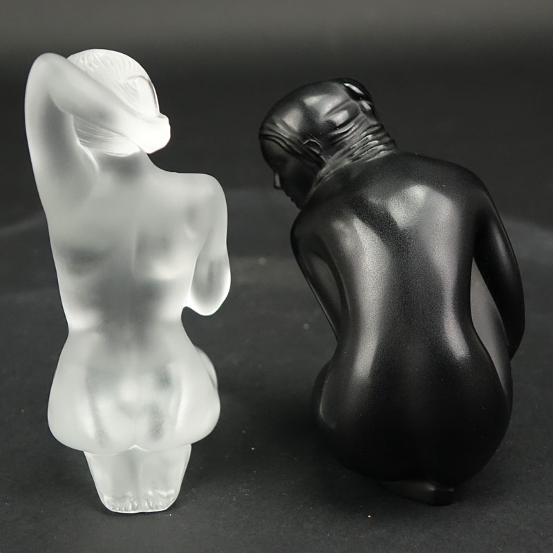 Two (2) Lalique Crystal Figurines