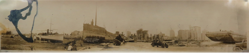 Two (2) Panoramic Photos of 1926 Miami