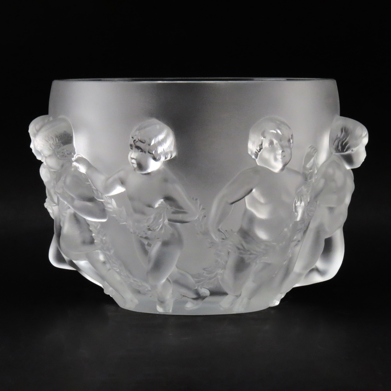 Lalique Crystal Luxembourg Bowl