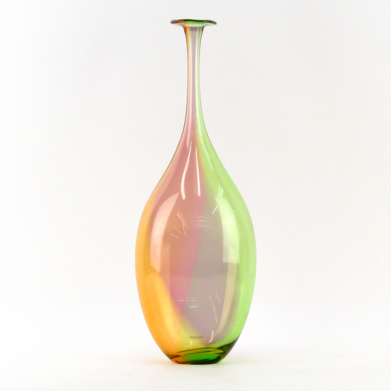 Large Kosta Boda Colorful Fidji Vase