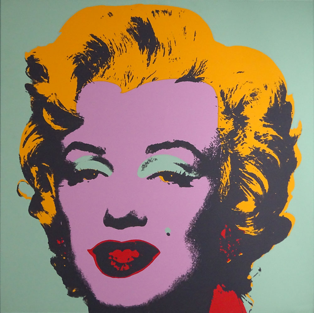 After: Andy Warhol, American (1928-1987) Screenprint in colors on wove paper "Marilyn" Signed and numbered in pen en verso Andy Warhol, 220/250