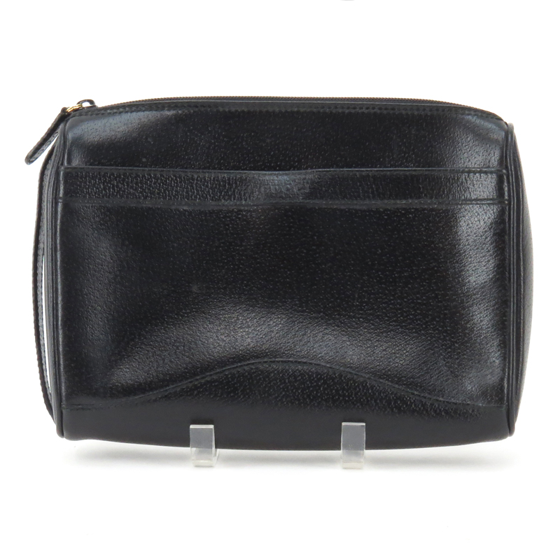 Gucci Black Leather Clutch Purse