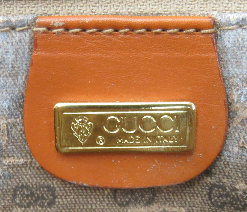 Gucci Orange Leather Shoulder Bag with Original Dust Bag