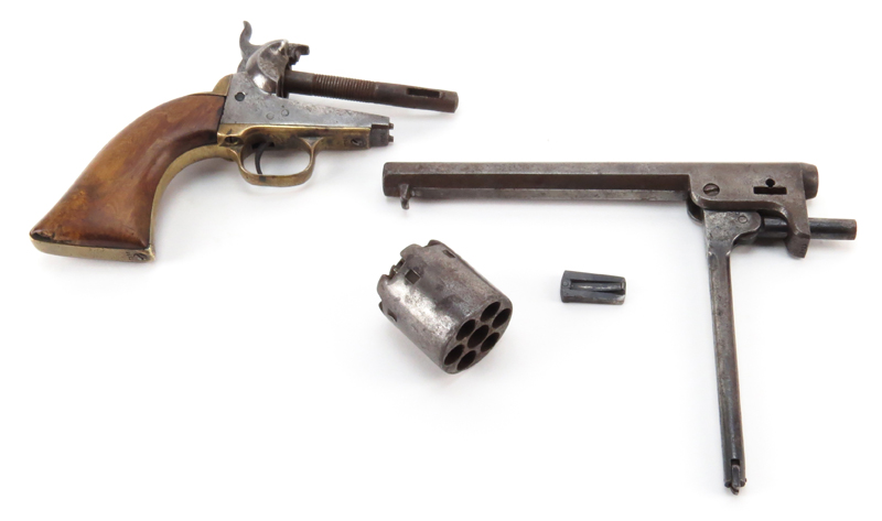 Circa 1850s Saml Colt .44 Caliber Model Dragoon Navy Revolver Pistol.