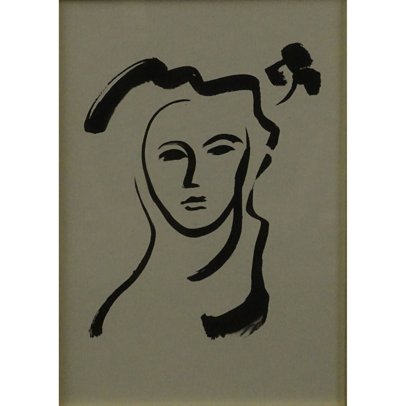 After: Henri Matisse, French (1869-1954) Lithograph "Patitcha"
