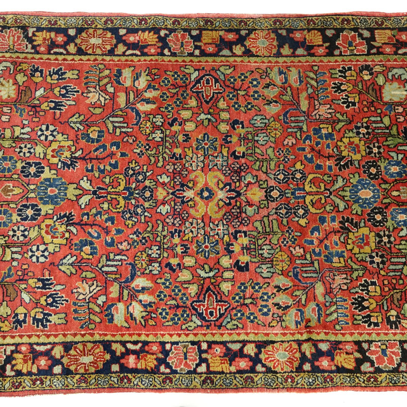 Antique Persian Sarouk Rug