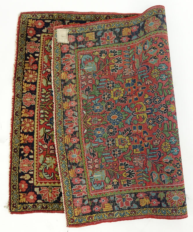 Antique Persian Sarouk Rug